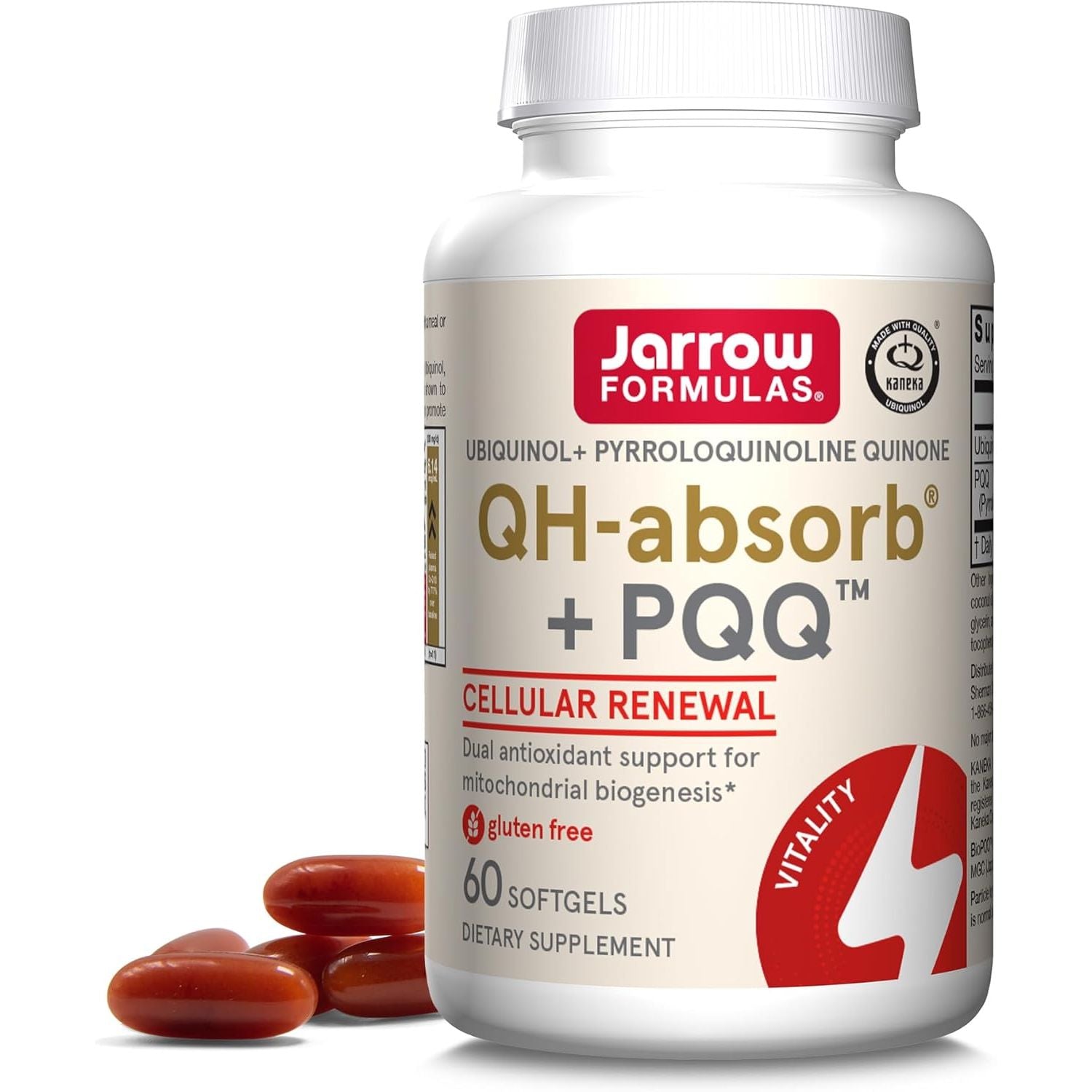 Buy now Jarrow Formulas QH-absorb + PQQ - 30 Softgels - Dietary Supplement Supports Mitochondrial Biogenesis, Energy Production & Cardiovascular Health - Up to 30 Servings 60 Count (Pack of 1) at indiglob india