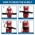 Buy now Paskyee Sacroiliac Joint Belt for Women and Men That Alleviates Sciatic, Pelvic, Lower Back, Hip and Sacral Nerve Pain, Breathable Si Belt, Trochanter Brace at indiglob india