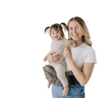 Buy now Tushbaby Original Hip Seat Baby Carrier for Babies & Toddlers up to 45 lbs, Safety Certified, Lightweight No-Foam Design with Storage & Nursing Support, Grey at indiglob india