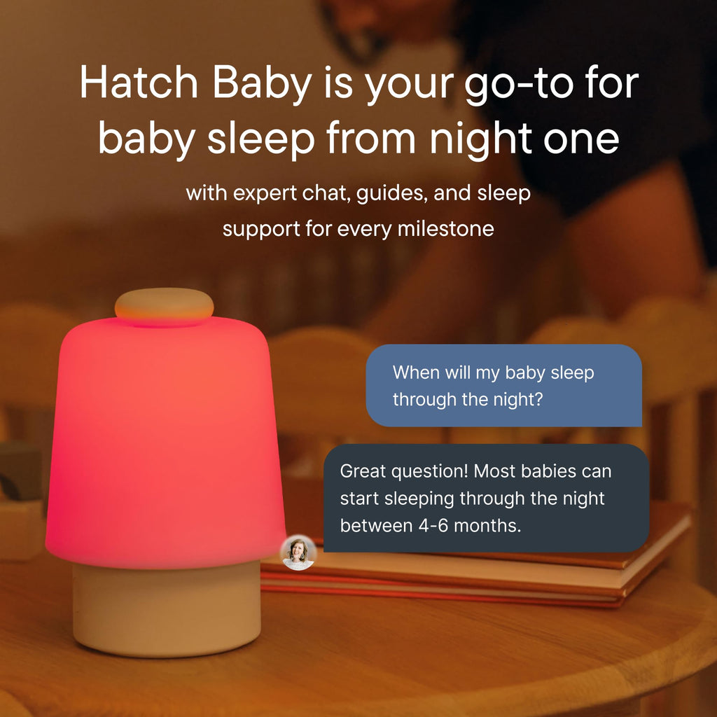 Hatch Baby Sleep Bundle: Home & Travel Sound Machines | Expert Sleep Support | Registry Essential | Includes Hatch Baby and Portable Hatch Go (Putty)