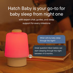 Hatch Baby Sleep Bundle: Home & Travel Sound Machines | Expert Sleep Support | Registry Essential | Includes Hatch Baby and Portable Hatch Go (Putty)