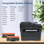 AOLIBE TN830XL Toner Cartridges Compatible for Brother TN830XL TN830 XL Toner High Yield Work with HL-L2460DW DCP-L2640DW HL-L2405W HL-L2400D HL-L2480DW MFC-L2820DW MFC-L2820DW XL (2 Black)