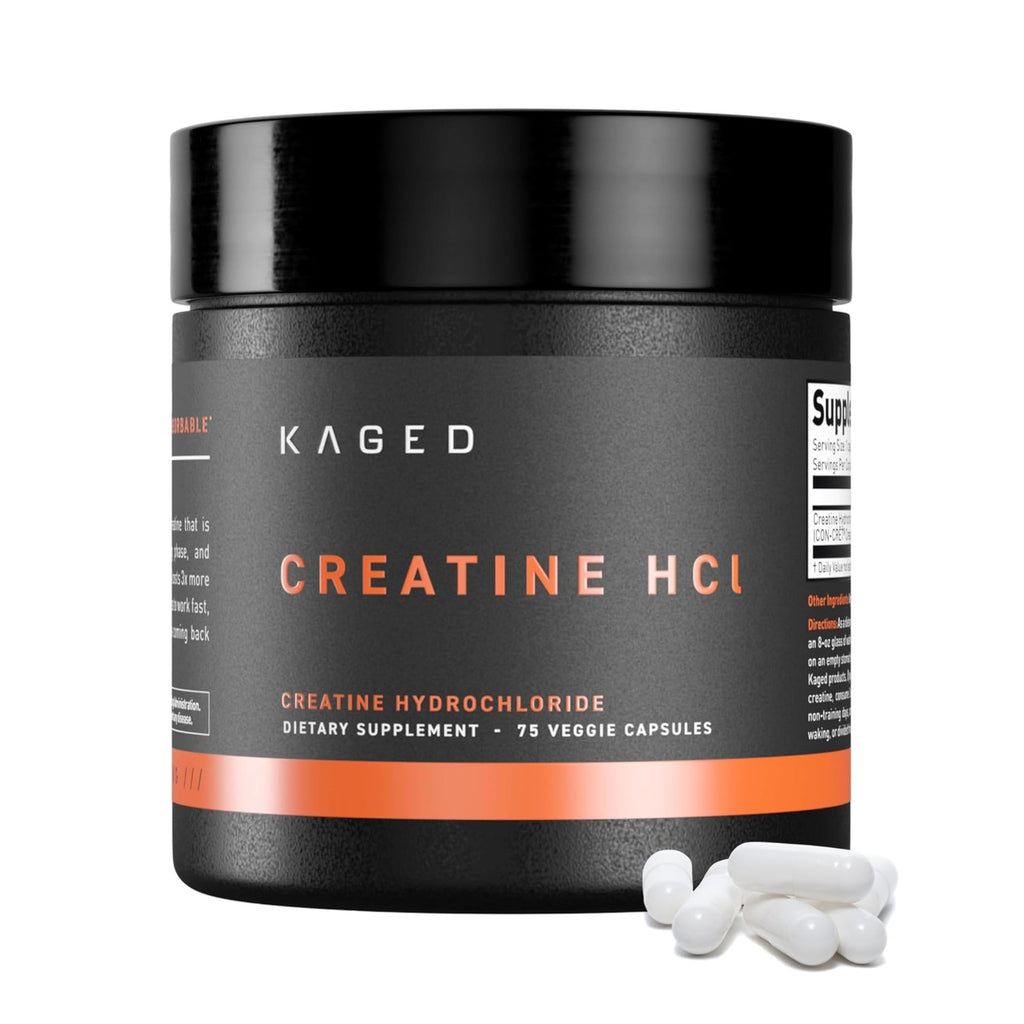 Kaged Creatine HCl Powder | 7X Concentrated vs Mono | Muscle Building & Recovery | High Absorption | No Bloating | Creatine for Men & Women | Vegan, Gluten Free | Fruit Punch | 75 Servings