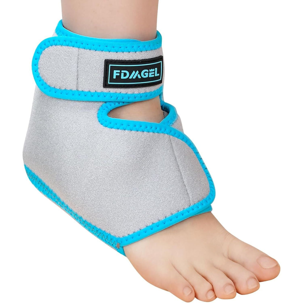 Buy now Ankle Ice Pack Wrap for Injuries Reusable, Hot Cold Compression Therapy, Foot Ice Pack with 2 Cold Gel Packs for Relief Sports Injury,Sprained Ankles and Heels,Plantar Fasciitis,Achilles Tendonitis at indiglob india