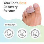 Buy now ZenToes Hammer Toe Corrector for Women & Men - Reusable Fabric Buddy Wraps for Broken Toes - Cushioned Toe Splint for Protection & Recovery & Hammertoe Straightener - 4 Count (OSFM, Beige) at indiglob india