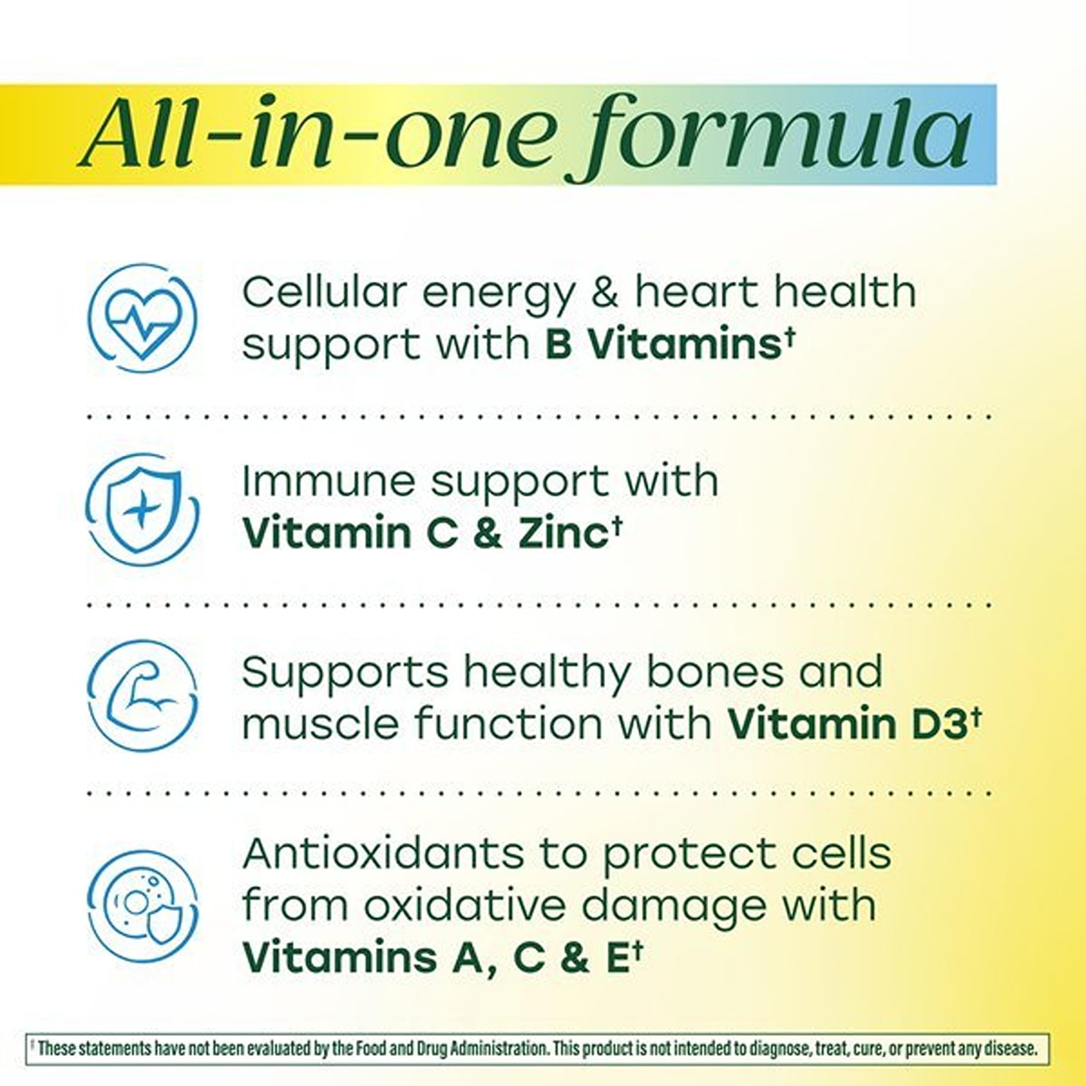 MegaFood One Daily Multivitamin for Men with 21 Nutrients, 90 Tablets | Immune Support, Cellular Energy & Muscle Health, Methylfolate, Methylated B12, C, D3, Zinc, Non-GMO, Vegetarian, 90 Servings