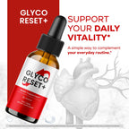 Glyco Reset Drops - Official GlycoReset Oral Liquid Drop Advanced Premium Formula Support Maximum Strength, Natural Ingredients Vitamins for Overall Health & Wellness, 1 Bottle for 1 Month