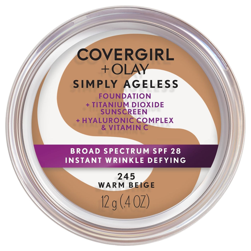Buy now COVERGIRL+OLAY Simply Ageless Instant Wrinkle-Defying Foundation, 210 Classic Ivory, 0.44 Fl Oz (Pack of 1) at indiglob india