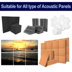 Buy now EGINO 120 Pack Double-Sided Adhesive Tape for Acoustic Soundproofing Foam Panels Strong Pad Mounting, Heavy Duty Wall Adhesive Squares at indiglob india