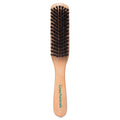 GranNaturals Boar Bristle Slick Back Hair Brush - Large Soft/Medium Smoothing Hairbrush to Style, Polish, & Lay Hair Down Flat to Create a Sleek Frizz Free Hairstyle for Women and Men