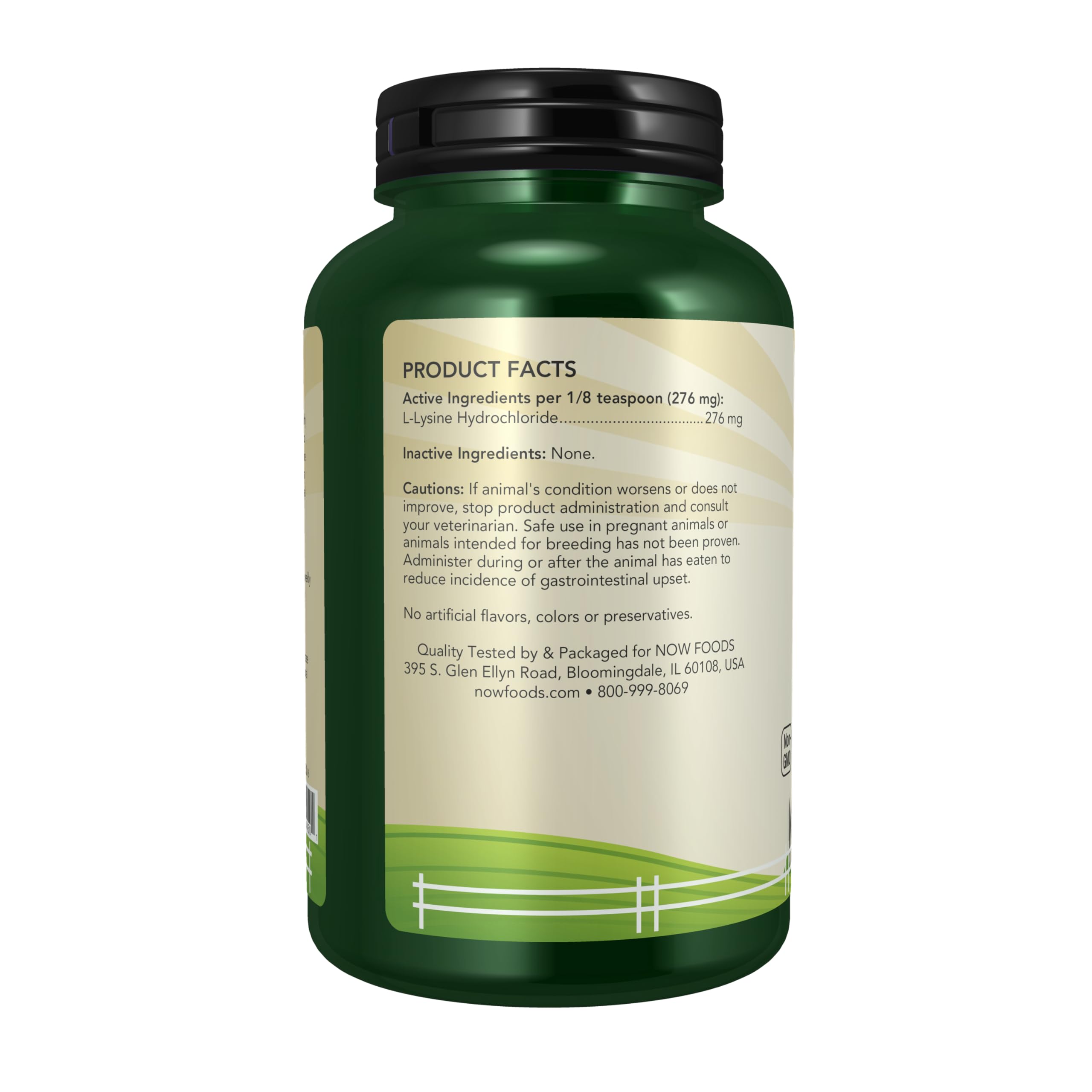 Buy now NOW Pet Health, L-Lysine Supplement, Powder, Formulated for Cats, NASC Certified, 8-Ounce at indiglob india