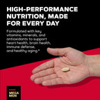 GNC Mega Men 50 Plus One Daily Multi, 60 Count, 60 Servings