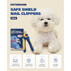 PETHROOM Professional Dog Nail Clipper with Safety Guard, Avoid Overcutting