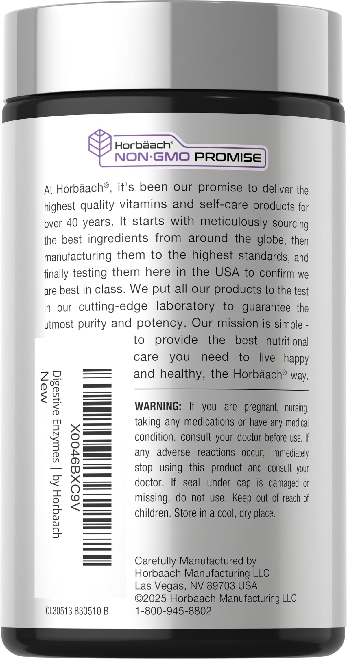 Horbäach Essential Digestive Enzymes | 250 Capsules