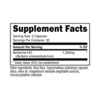 Nutricost Berberine HCl (1,200mg) 60 Capsules, 30 Servings | Gluten Free & GMO-Free