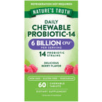 Nature's Truth Probiotic Chewable for Men and Women | 6 Billion CFU