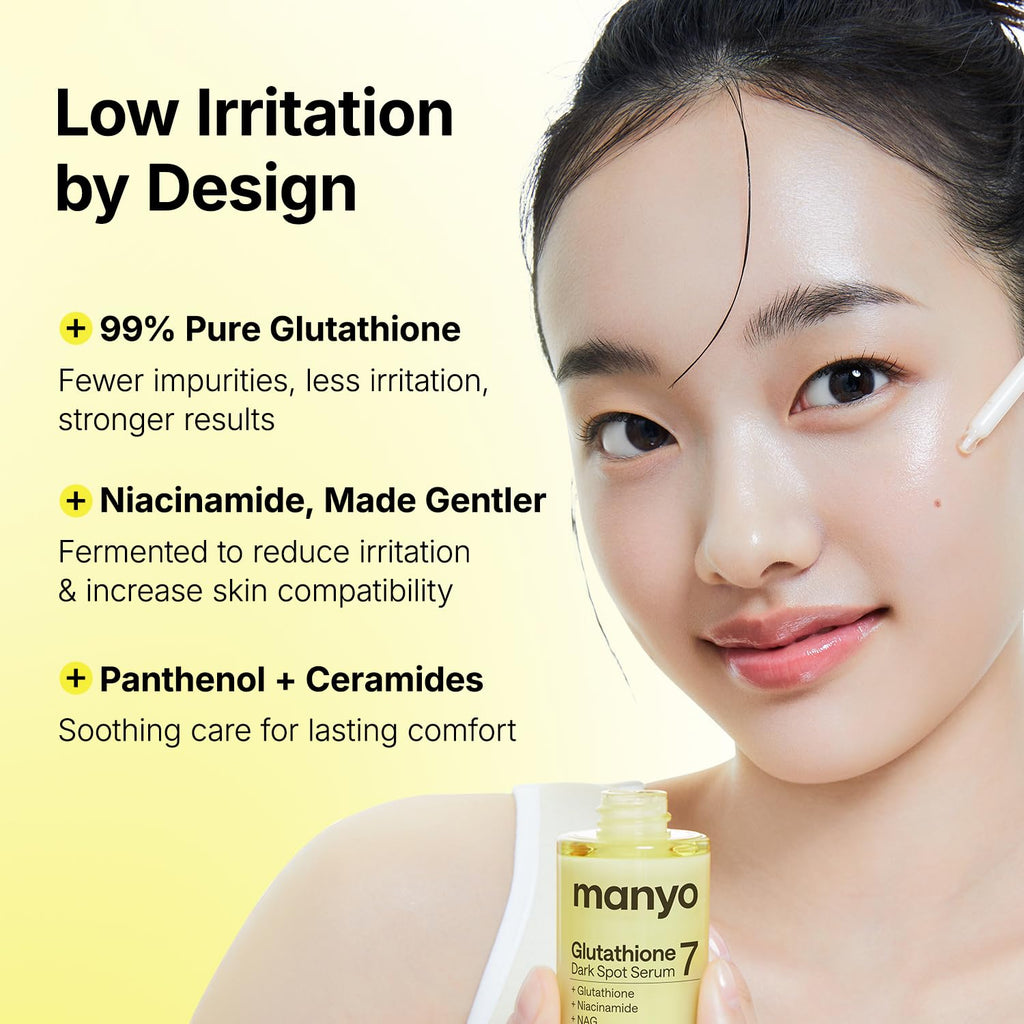 MANYO Glutathione 7 Dark Spot Serum, Radiance Booster, 1.01 fl oz