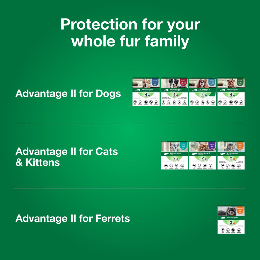 Advantage II Ferret Topical Flea Treatment & Prevention, 2ct