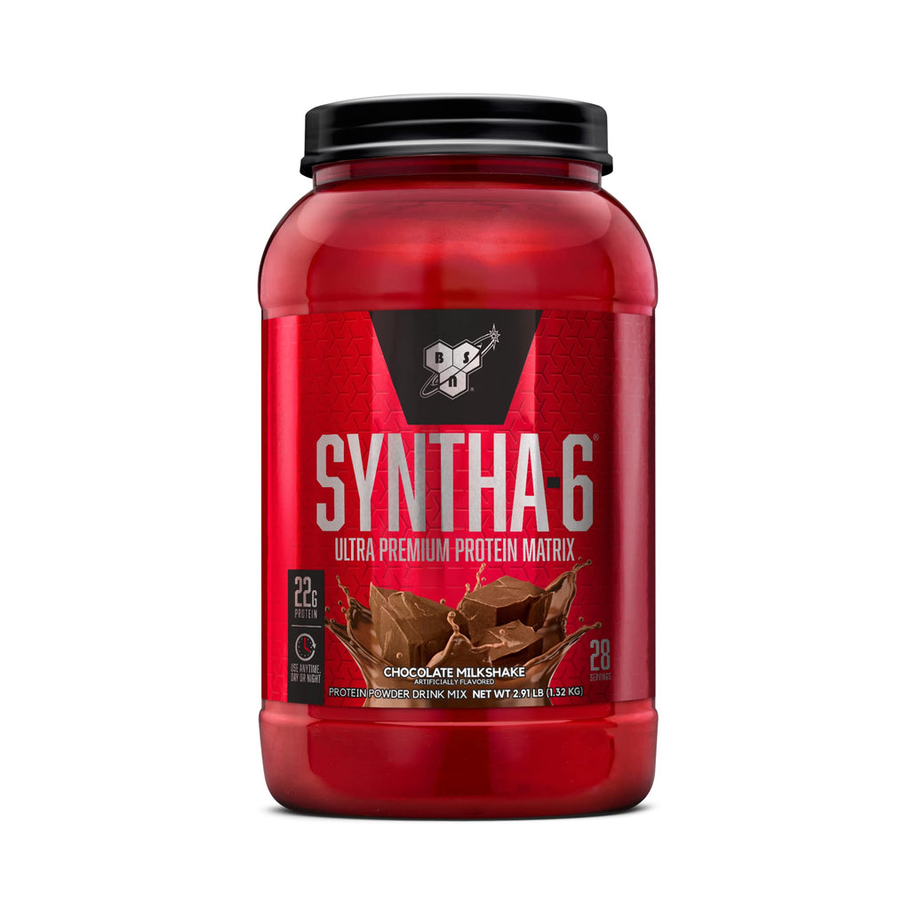 Buy now BSN SYNTHA-6 Whey Protein Powder with Micellar Casein, Chocolate Milk Protein Isolate Powder, Chocolate Milkshake, 97 Servings (Package May Vary) at indiglob india