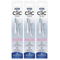 Buy now Oral-B Clic Toothbrush Sensitive Clean Replacement Brush Heads, White, 2 Count (Pack of 3) at indiglob india