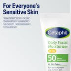 Buy now Cetaphil Daily Facial Moisturizer SPF 50, 1.7 Fl Oz (Pack of 2), Gentle Facial Moisturizer For Dry to Normal Skin Types, No Added Fragrance, Dermatologist Recommended (Packaging May Vary) at indiglob india