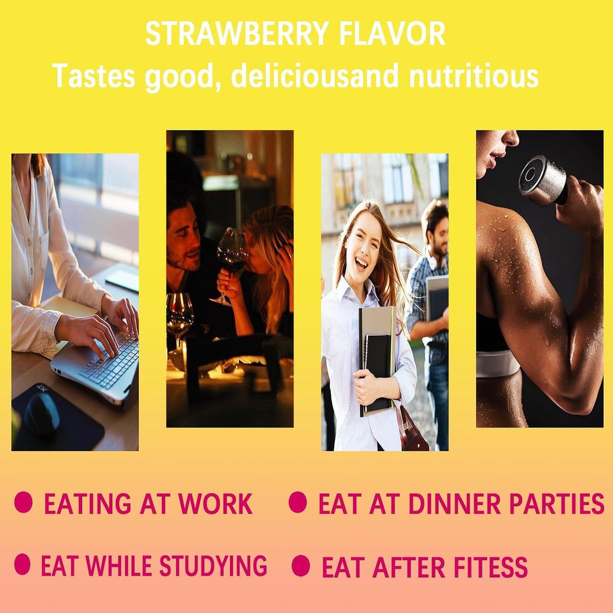 GLP-1 Drink Mix–Support Dual Action Craving & Metabolism Strawberry Flavor