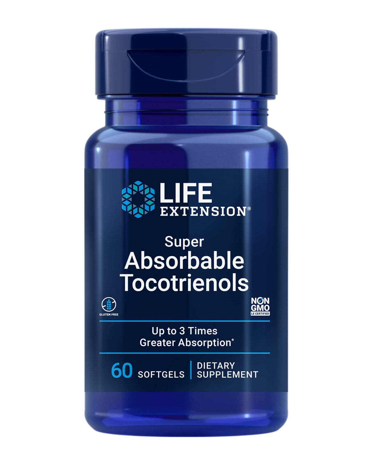 Life Extension Super Absorbable Tocotrienols, Vitamin E, 60 Softgels