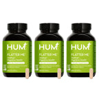 HUM Flatter Me Digestive Enzymes, Digestion & Bloating Support, 60 Count | 18 Digestive Enzymes, Ginger, Peppermint & Fennel, Women & Men, Vegan, Non-GMO, 60 Capsules