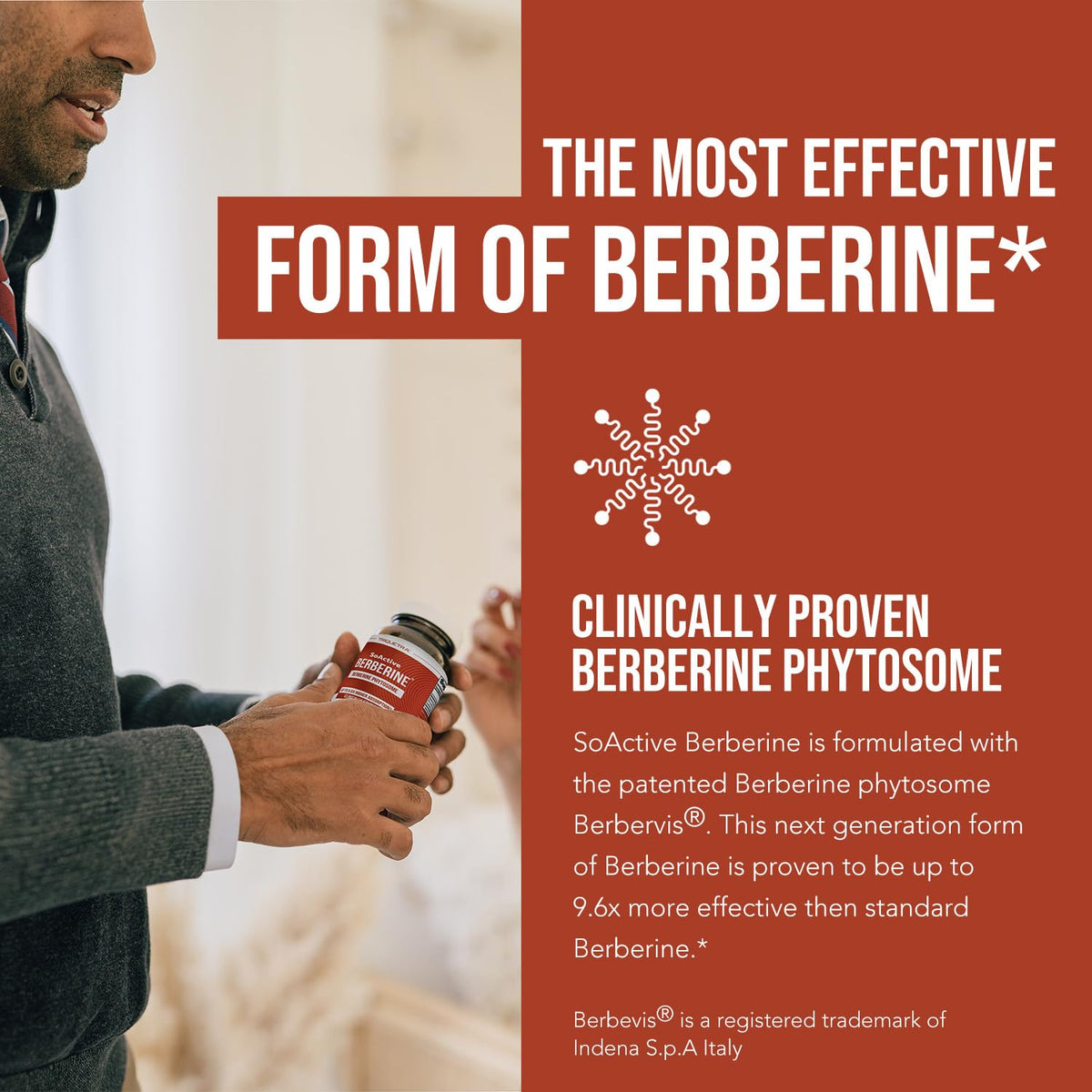 SoActive Berberine 550mg: 9.6X Higher Absorption, Clinically Studied