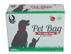 Hippo Sak® Extra Large Pet Poop Bags for Large Dogs and Cat Litter, 480 Count