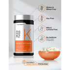 Horbäach Vitamin D3 K2 | 5000 IU D3 | 120 Capsules