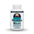 Source Naturals Magnesium Malate, 3,750 mg - 180 Vegetarian Tablets | Supports Muscles and Energy Production*