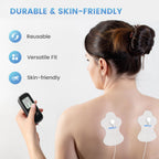 10 Pcs Replacement Pads Compatible with Omron TENS Units (PM500, PM400, PM3030), Not for Heat Pain Pro PM311/PM800