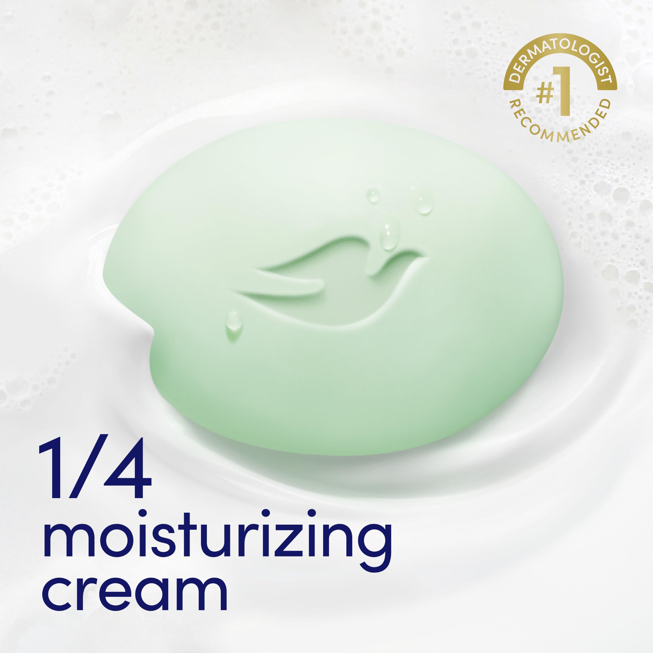 Dove Beauty Bar Soap Cool Moisture Cucumber & Green Tea Scent, 2 Bars for Refreshed Skin, Leaves Skin Refreshed 3.75 oz