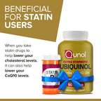 Qunol Ubiquinol CoQ10 200mg Softgels, Ubiquinol 200mg - Active Form of Coenzyme Q10, Antioxidant for Heart Health - 60 Count (Pack of 2)