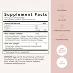 Alaya Multi Collagen Powder (Unflavored) 5 Types, MSM, NSF Cert 20 Servings