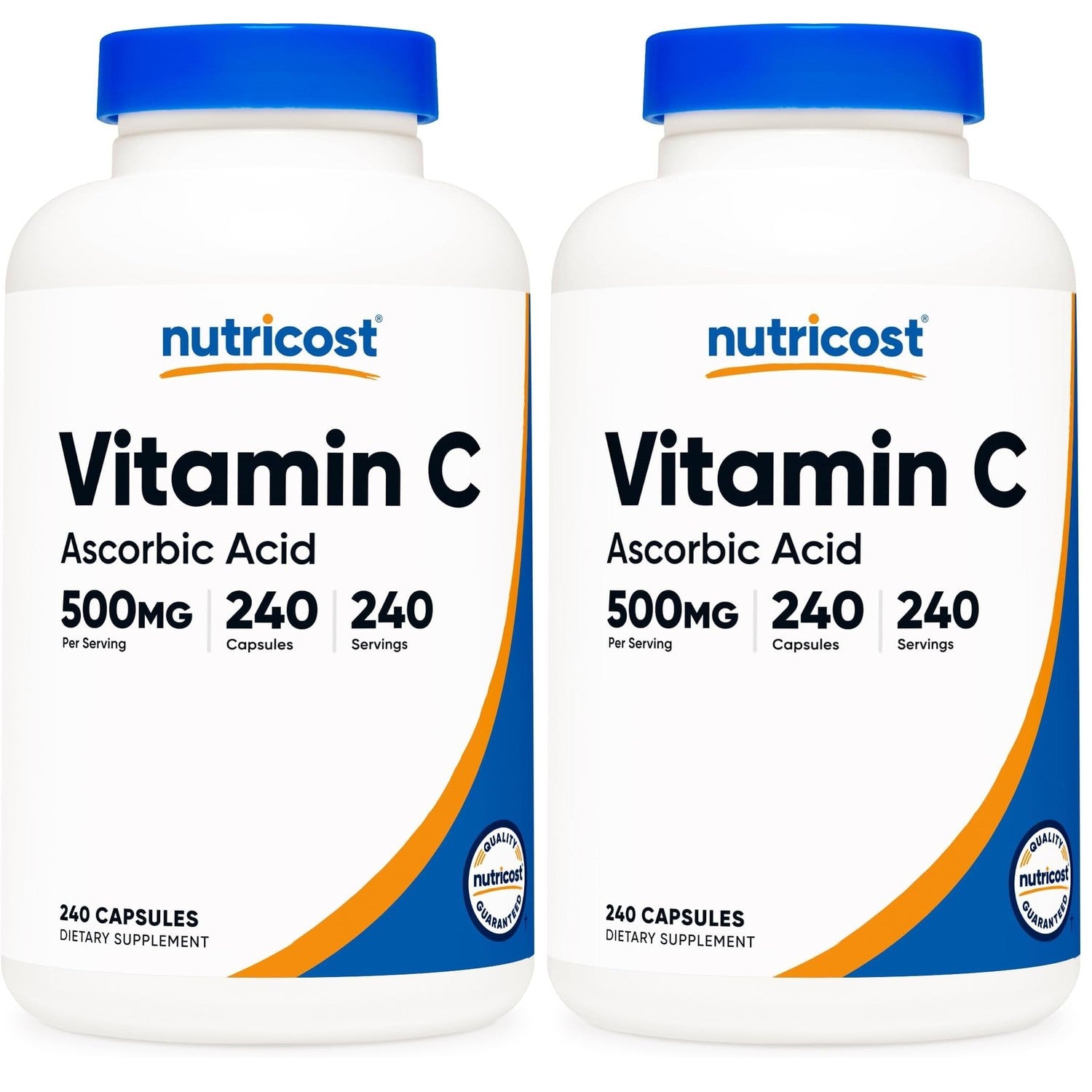 Nutricost Vitamin C 500mg, 240 Capsules, Vegetarian, Gluten Free & Non-GMO