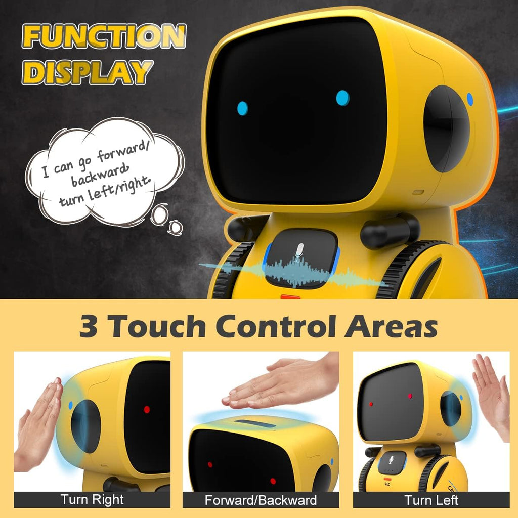 Buy now KaeKid Robots for Kids, Interactive Smart Robotic with Touch Sensor, Voice Control, Speech Recognition, Singing, Dancing, Repeating and Recording, Robot Toy for 3 4 5 6 7 8 Year Old Boys Girls at indiglob india
