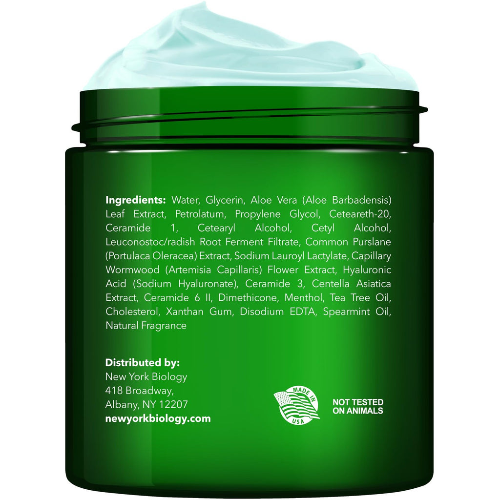 New York Biology Tea Tree Oil Foot Cream for Dry Feet and Rough Heels - Moisturizing Foot Cream - 8 oz