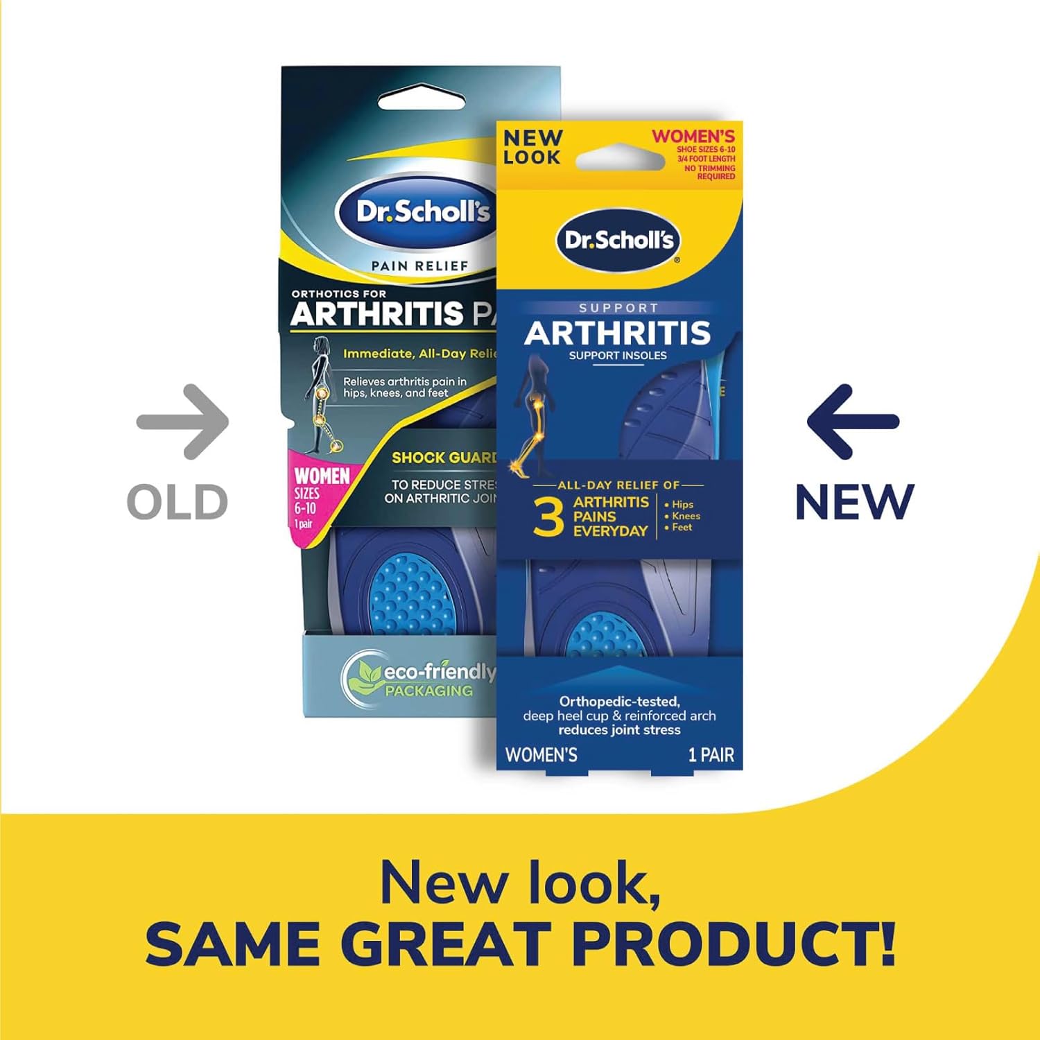 Buy now Dr. Scholl's Arthritis Support Insoles, Women, 1 Pair at indiglob india