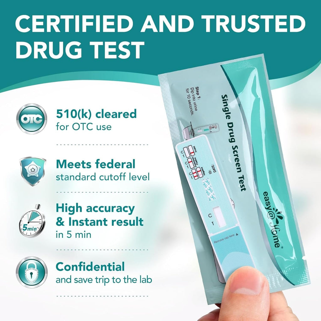Buy now Easy@Home Marijuana Urine Drug Test Kit [15 Pack] - THC Tests for Home Use - Weed Detox Testing Kits with 50ng/ml Cutoff Level #EDTH-114 at indiglob india