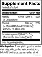 Designs for Health D-Evail 10K - 10,000 IU Vitamin D Supplement with Vitamin K (K1, K2 as MK-4) + GG - Bone, Cardiovascular + Immune Support - Improved Bioavailability Vitamin D3 (60 Softgels)