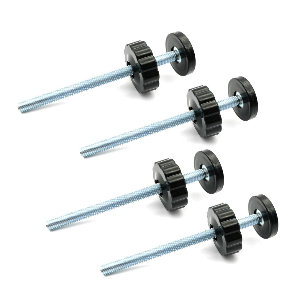 Vmaisi 4 Pack 8MM Baby Gates Threaded Spindle Rod, Replacement Parts Kits