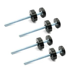 Vmaisi 4 Pack 8MM Baby Gates Threaded Spindle Rod, Replacement Parts Kits