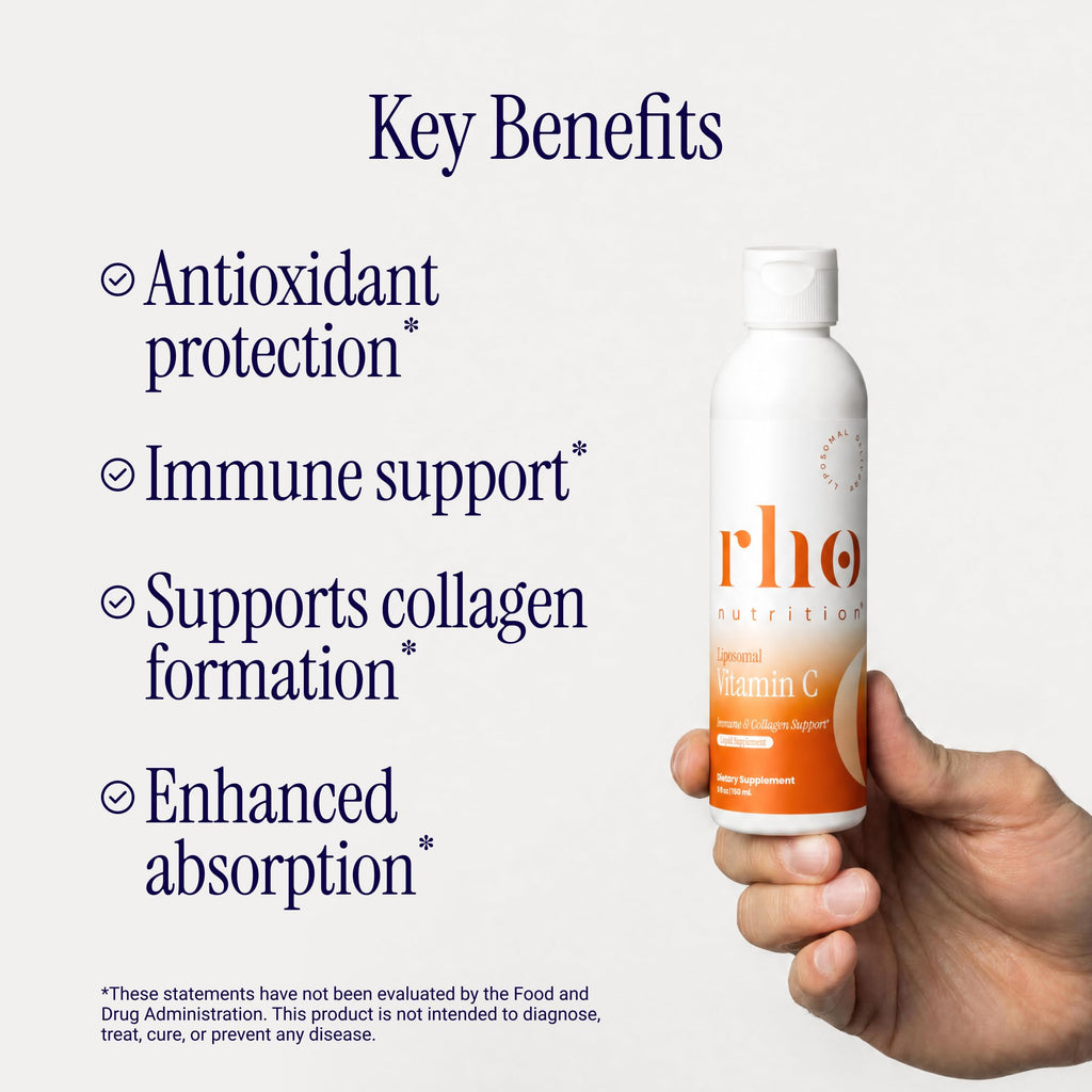 Rho Nutrition Liposomal Vitamin C Liquid Supplement
