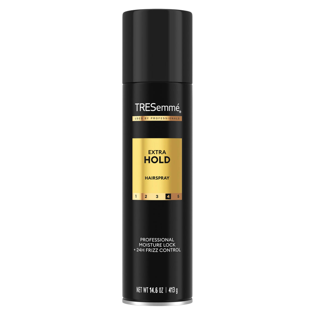 TRESemmé Extra Hold Hairspray 14.6 oz | For 24-Hour hold, Frizz Control, With Pro Lock Tech™, Paraben-Free, Strong hold hairspray, Aerosol