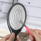 Buy now BESTOOL Hair Brush, Paddle Detangler Brush with Metal Bristles for Women/Men/Kids Detangling & Massaging, Anti Static, Best for All Hair Types Wet & Dry DailyUse at indiglob india