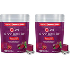 Qunol 3-in-1 Beet Roots Chews with CoQ10, Blood Pressure Support, 60ct | Supports Healthy Blood Circulation & Heart Healthy Energy, From the #1 Brand of CoQ10, Vegetarian, No Synthetic Dyes