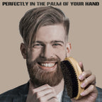 Buy now Wave Brush for Men - Beech Wood & Black Boar Bristle Brush for Cultivating Beards, Hair Waves, and Wolfing at indiglob india