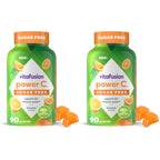 Vitafusion Power C Vitamin Gummies | Sugar Free | 250 mg | 90 Count | Adult Gummy Vitamins for Women & Men | Orange Flavor | Gluten-Free Supplement